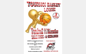 TOURNOI LOISIR  Vendredi 11 décembre 2015