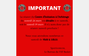 Séance du CIA le samedi 19 mars