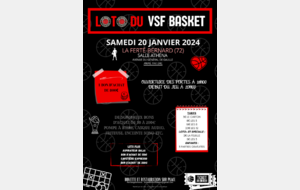 RAPPEL : Loto du 20 Janvier 2024