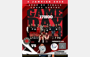 8ème de finale Coupe de Sarthe Seniors F