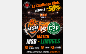Le Challenge Club MSB revient avec une dernière offre tarifaire spéciale !