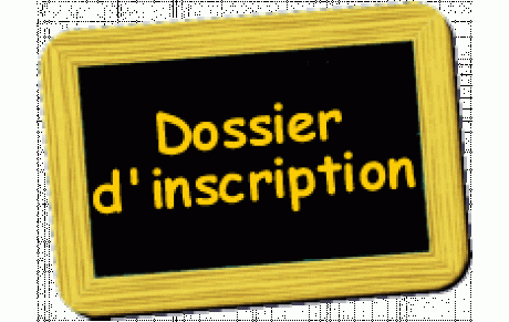 Dossier d'inscription Saison 2016 2017