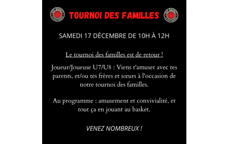 Tournoi des familles du 17/12