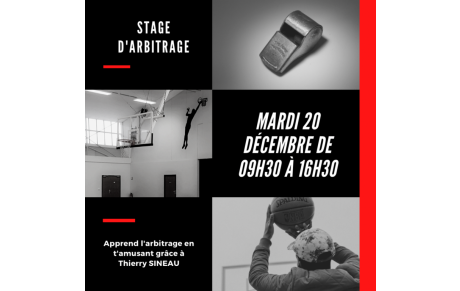 Stage d’arbitrage du 20/12