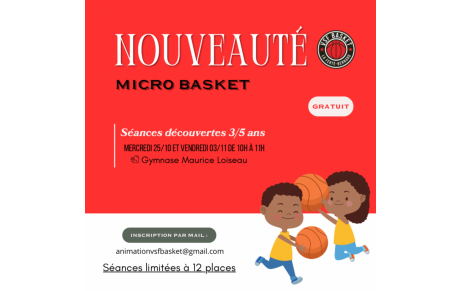 Nouveauté : Micro Basket