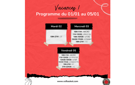 STAGES VACANCES DE NOËL