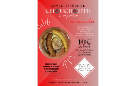 Nouveauté : La choucroute à emporter !