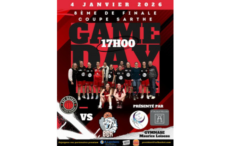 8ème de finale Coupe de Sarthe Seniors F