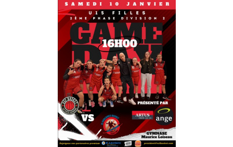 U15 Filles – Jour de Match !